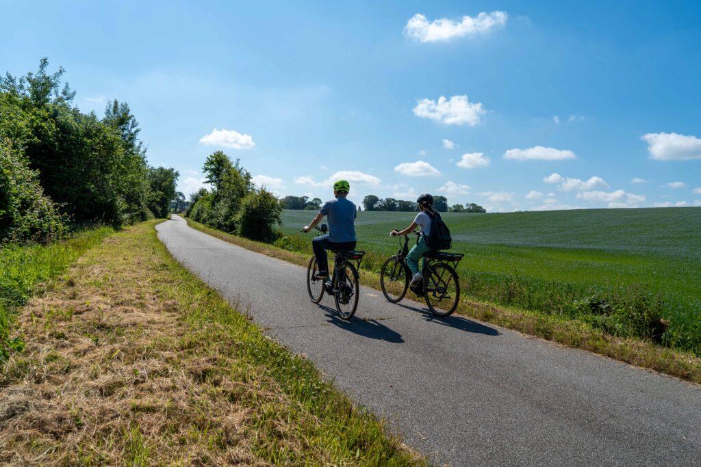 Balade sur la Véloroute du lin