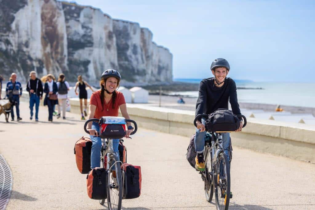 Balade à vélo en bord de mer au Tréport