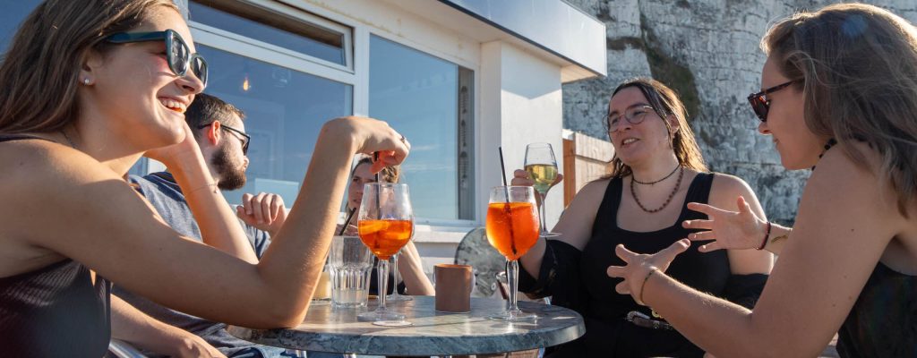 After work bord de mer Dieppe ©V. Debels